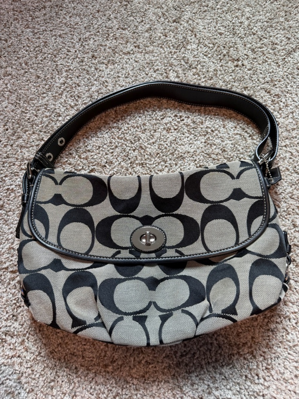Coach vintage hobo y2K Signature Shoulder Bag